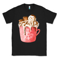 Black hotcocoa with snowman  fa element Classic Tee - FaDigitalArtStudio