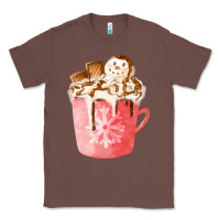 Chestnut hotcocoa with snowman  fa element Classic Tee - FaDigitalArtStudio