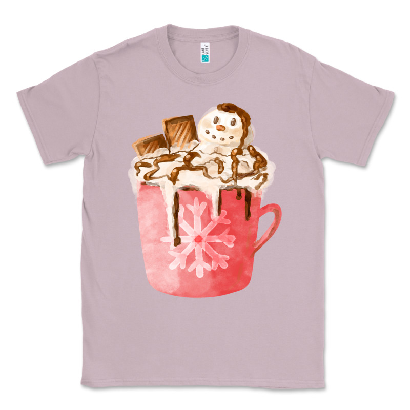 Hotcocoa With Snowman  Fa Element Classic Tee by FaDigitalArtStudio | Teevron