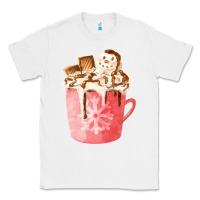 White hotcocoa with snowman  fa element Classic Tee - FaDigitalArtStudio