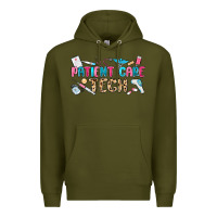 Army Green patient care tech Premium Hoodie - MaliasSmallBusiness