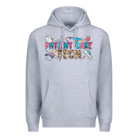 Heather Grey patient care tech Premium Hoodie - MaliasSmallBusiness