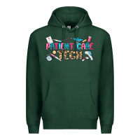Sports Green patient care tech Premium Hoodie - MaliasSmallBusiness