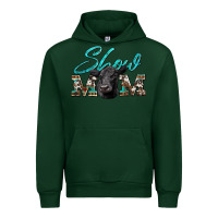 Forest Green show mom aztec cowhide black angus Urban Hoodie - Artiststas