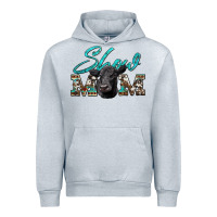 Heather Grey show mom aztec cowhide black angus Urban Hoodie - Artiststas