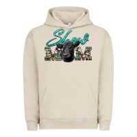 Pigment French Oak show mom aztec cowhide black angus Urban Hoodie - Artiststas