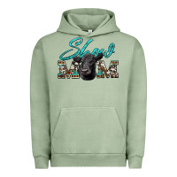 Pigment Oil Green show mom aztec cowhide black angus Urban Hoodie - Artiststas