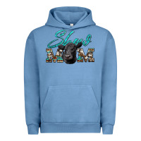 Pigment Pebble Blue show mom aztec cowhide black angus Urban Hoodie - Artiststas