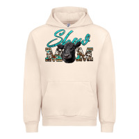 Sandshell show mom aztec cowhide black angus Urban Hoodie - Artiststas
