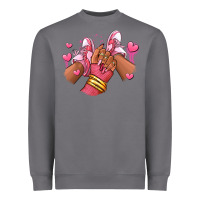 Storm valentines day afro girl sneakers Heavyweight Sweatshirt - RanaPortraitStore