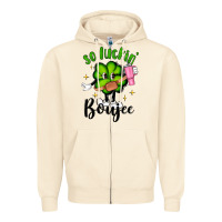 Sandshell so luckin boujee Zipper Hoodie - Artiststas