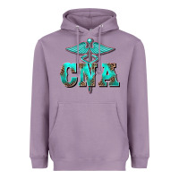 Lavender western nurse certified nurse assistant medilcal symbol Heavyweight Hoodie - BarkalooDesign