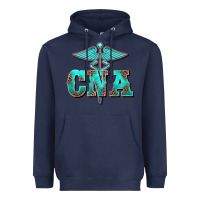 Navy western nurse certified nurse assistant medilcal symbol Heavyweight Hoodie - BarkalooDesign