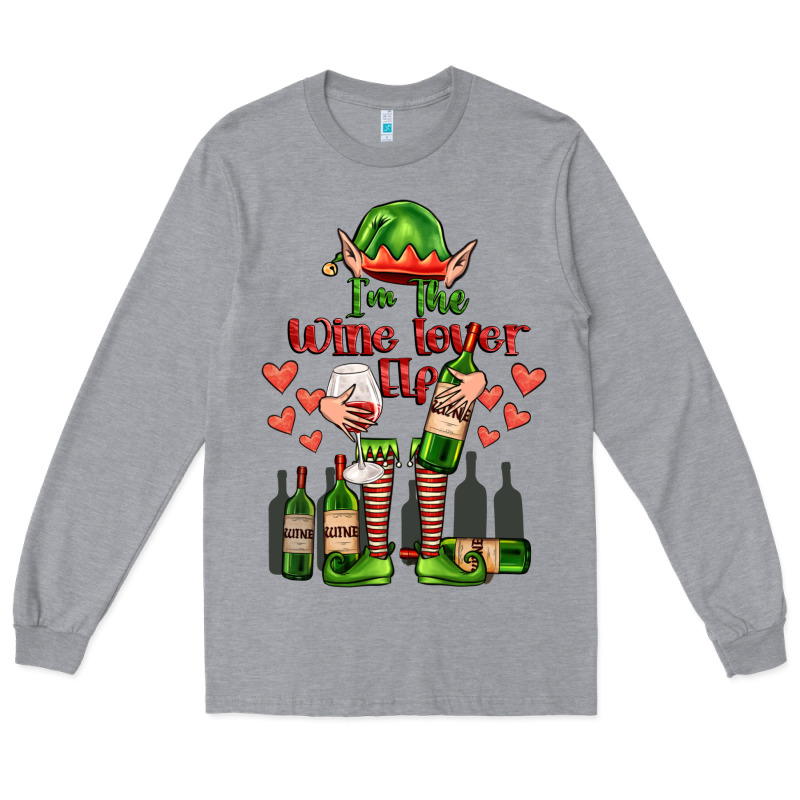 Im The Wine Lover Elf Long Sleeve Tee by FaDigitalArtStudio | Teevron