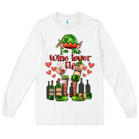 White im the wine lover elf Long Sleeve Tee - FaDigitalArtStudio