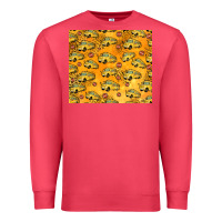 Cardinal school bus pattern tumbler 20oz Premium Sweatshirt - Jasminsmagicworld