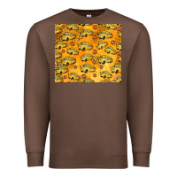 Chestnut school bus pattern tumbler 20oz Premium Sweatshirt - Jasminsmagicworld