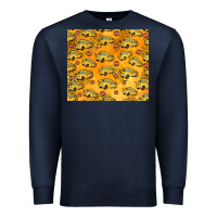 Navy school bus pattern tumbler 20oz Premium Sweatshirt - Jasminsmagicworld