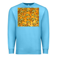Ocean Blue school bus pattern tumbler 20oz Premium Sweatshirt - Jasminsmagicworld