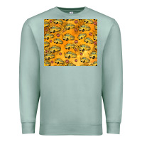 Seafoam school bus pattern tumbler 20oz Premium Sweatshirt - Jasminsmagicworld