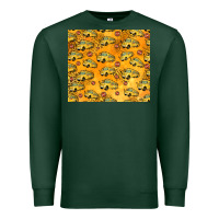 Sports Green school bus pattern tumbler 20oz Premium Sweatshirt - Jasminsmagicworld