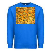 True Royal school bus pattern tumbler 20oz Premium Sweatshirt - Jasminsmagicworld