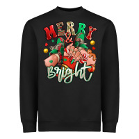 Black merry and bright caucasian girl sneakers Heavyweight Sweatshirt - RanaPortraitStore