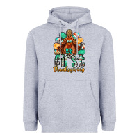 Heather Grey my first thanksgiving turkey Heavyweight Hoodie - Jasminsmagicworld