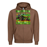 Chestnut shamrock crusher Zipper Hoodie - Artiststas