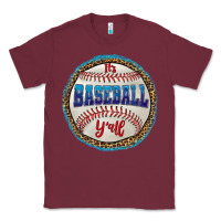 Burgundy it's baseball y'all Classic Tee - HRA Design Shop