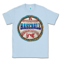 Dusty Blue it's baseball y'all Classic Tee - HRA Design Shop