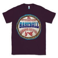 Plum it's baseball y'all Classic Tee - HRA Design Shop