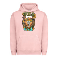 Pigment Salmon wild west Urban Hoodie - Artiststas