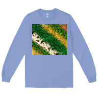 Colony Blue St. Patrick's Day leopard cowhide glitter tumbler Long Sleeve Tee - Neo Western