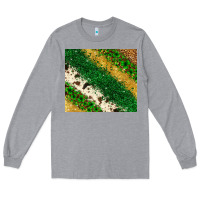 Heather Grey St. Patrick's Day leopard cowhide glitter tumbler Long Sleeve Tee - Neo Western