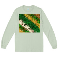 St. Patrick's Day Leopard Cowhide Glitter Tumbler Long Sleeve Tee | Teevron