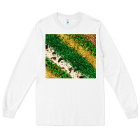 White St. Patrick's Day leopard cowhide glitter tumbler Long Sleeve Tee - Neo Western