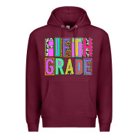 Burgundy fifth grade Premium Hoodie - NancyCooperArtShop