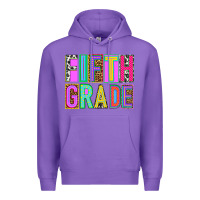 Purple fifth grade Premium Hoodie - NancyCooperArtShop