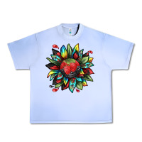 Grape Ice berry sunflower Urban Heavy Tee - texasbilliewilder