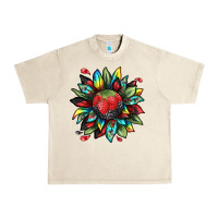 Sandshell berry sunflower Urban Heavy Tee - texasbilliewilder