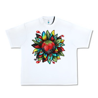 White berry sunflower Urban Heavy Tee - texasbilliewilder
