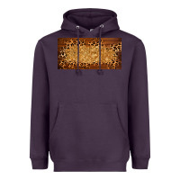 Plum wooden leopard glitter  license plate template Heavyweight Hoodie - BarkalooDesign