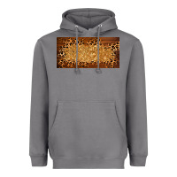 Storm wooden leopard glitter  license plate template Heavyweight Hoodie - BarkalooDesign