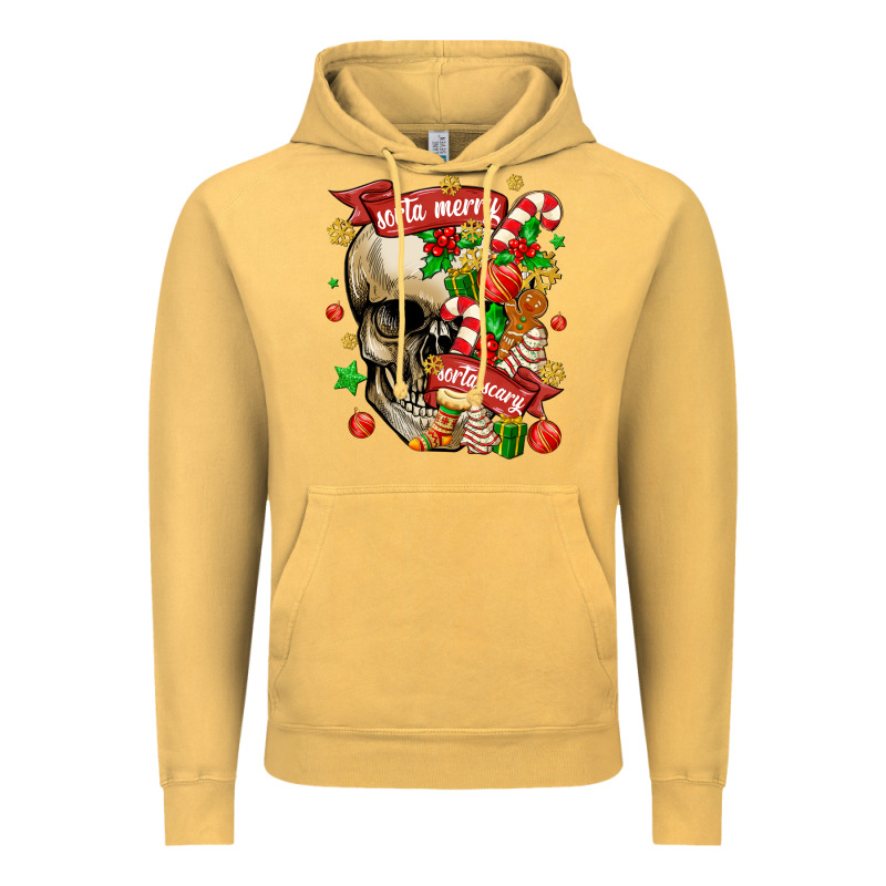 Sorta Merry Sorta Scary Vintage Hoodie by MaliasSmallBusiness | Teevron