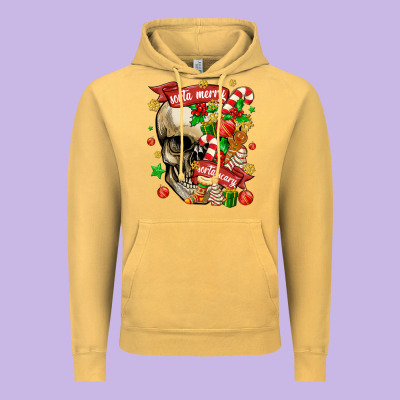 Vintage Hoodie sorta merry sorta scary