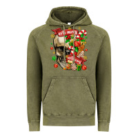 Vintage Olive sorta merry sorta scary Vintage Hoodie - MaliasSmallBusiness