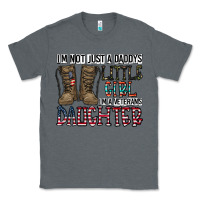 Charcoal Heather I'm Not Just A Daddy's Little Girl Classic Tee - CowhideDigitalArt