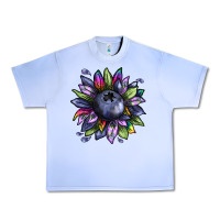 Grape Ice blueberry sunflower Urban Heavy Tee - texasbilliewilder