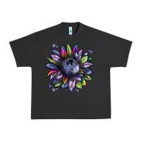 Pigment Black blueberry sunflower Urban Heavy Tee - texasbilliewilder